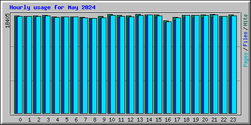 Hourly usage for May 2024